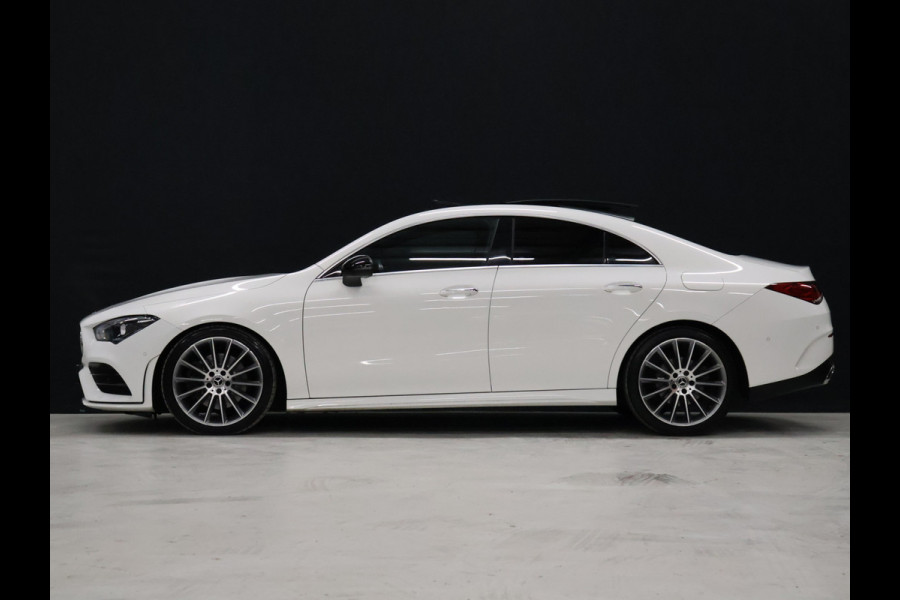 Mercedes-Benz CLA-Klasse 200 Premium Plus [SCHUIFKANTELDAK, BURMESTER SOUND, APPLE CARPLAY, ANDROID, SFEERVERLICHTING, CAMERA, STOELVERWARMING, LEDVERLICHTING, CRUISE, CLIMATE, NIEUWSTAAT]