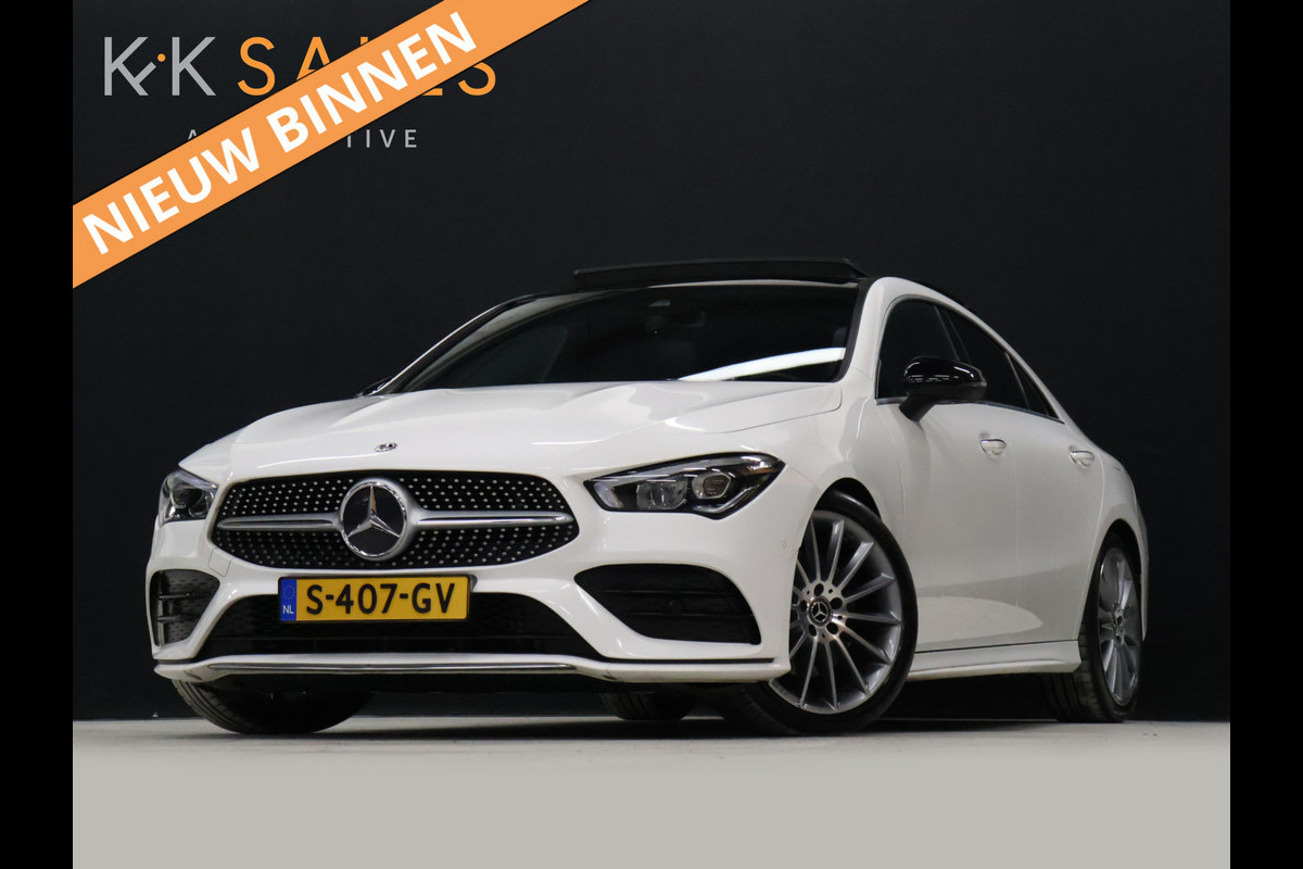 Mercedes-Benz CLA-Klasse 200 Premium Plus [SCHUIFKANTELDAK, BURMESTER SOUND, APPLE CARPLAY, ANDROID, SFEERVERLICHTING, CAMERA, STOELVERWARMING, LEDVERLICHTING, CRUISE, CLIMATE, NIEUWSTAAT]