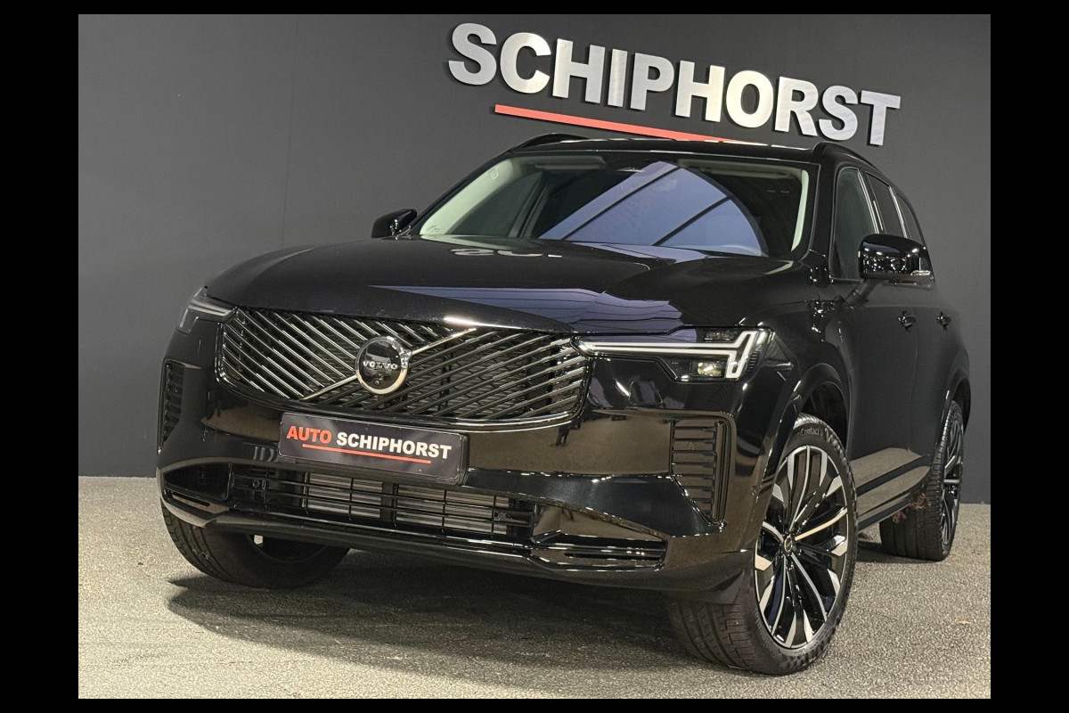 Volvo XC90 T8 Hybride Plus Dark 21 inch 7 Zits All Black 455pk 360 camera