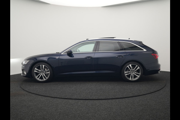 Audi A6 Avant 50 TFSI e quattro S Line Panodak Plug In Hybrid 300pk PHEV | Trekhaak | Head Up | Bang & Olufsen | Lederen Sportstoelen Verwarmd | Adaptive Cruise | Apple Carplay | Camera | Blis | Navigatie | Virtual | DAB |