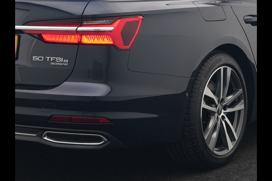 Audi A6 Avant 50 TFSI e quattro S Line Panodak Plug In Hybrid 300pk PHEV | Trekhaak | Head Up | Bang & Olufsen | Lederen Sportstoelen Verwarmd | Adaptive Cruise | Apple Carplay | Camera | Blis | Navigatie | Virtual | DAB |