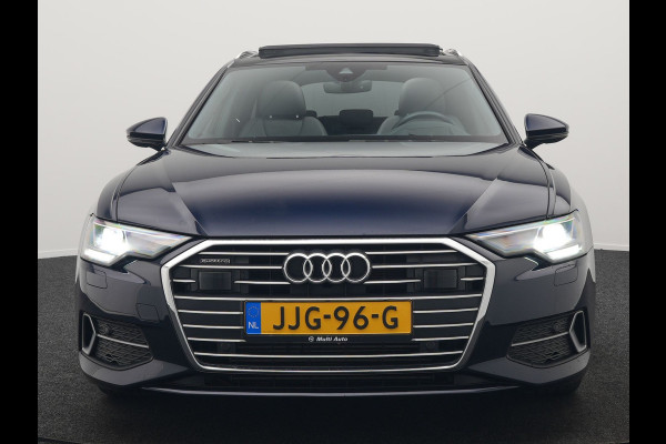 Audi A6 Avant 50 TFSI e quattro S Line Panodak Plug In Hybrid 300pk PHEV | Trekhaak | Head Up | Bang & Olufsen | Lederen Sportstoelen Verwarmd | Adaptive Cruise | Apple Carplay | Camera | Blis | Navigatie | Virtual | DAB |
