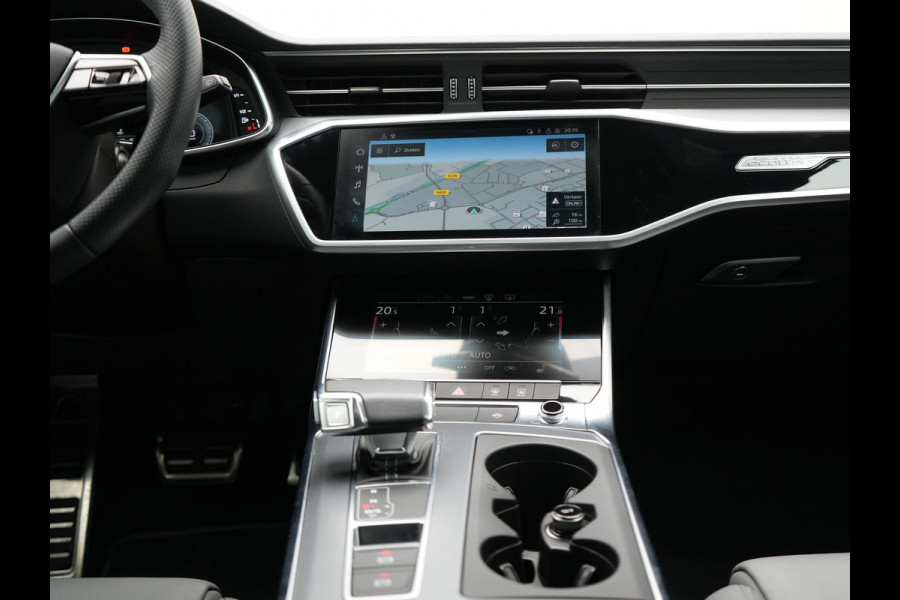 Audi A6 Avant 50 TFSI e quattro S Line Panodak Plug In Hybrid 300pk PHEV | Trekhaak | Head Up | Bang & Olufsen | Lederen Sportstoelen Verwarmd | Adaptive Cruise | Apple Carplay | Camera | Blis | Navigatie | Virtual | DAB |