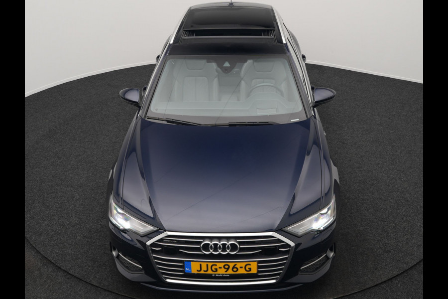 Audi A6 Avant 50 TFSI e quattro S Line Panodak Plug In Hybrid 300pk PHEV | Trekhaak | Head Up | Bang & Olufsen | Lederen Sportstoelen Verwarmd | Adaptive Cruise | Apple Carplay | Camera | Blis | Navigatie | Virtual | DAB |