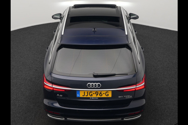 Audi A6 Avant 50 TFSI e quattro S Line Panodak Plug In Hybrid 300pk PHEV | Trekhaak | Head Up | Bang & Olufsen | Lederen Sportstoelen Verwarmd | Adaptive Cruise | Apple Carplay | Camera | Blis | Navigatie | Virtual | DAB |