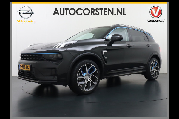 Lynk & Co 01 1.5 PHEV AUT-7 261pk Pano-Schuifdak Lmv 20" 360°Camera Apple Carplay Android Auto Adap.Cruise Navi Pdc Ecc Keyless Led Plug-In H Elek.Memory.Stoel File assistent Dodehoek detector Elektrisch bedienbare achterklep Rijstrooksensor Wifi Verkeersbord detectie 425Nm koppel 3,7kw laadvermogen €44.882 Nieuwprijs 1e Eigenaar Origineel NLse auto!