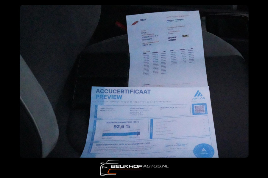 Volkswagen ID.3 First Plus 58 kWh Soh92% Trekhaak Carplay Cam