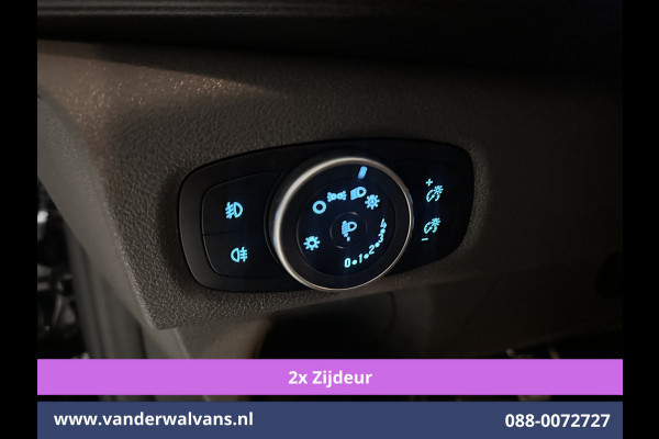 Ford Transit Custom 2.0 TDCI 185pk L1H1 Sport Euro6 Airco | 2x zijdeur | Xenon | Camera | Navigatie | LM velgen Trekhaak, Adaptieve Cruisecontrol, Stoelverwarming, Verwarmde voorruit, Parkeersensoren, Dakdragers, Bijrijdersbank