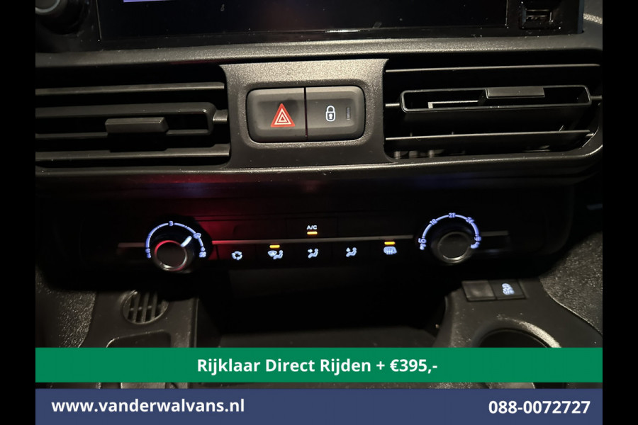Peugeot Partner 1.5 BlueHDI 102pk L1H1 Euro6 *Rijklaar Direct Rijden* Airco | Imperiaal | Apple Carplay | Parkeersensoren,  Android Auto, Trekhaak, Cruisecontrol