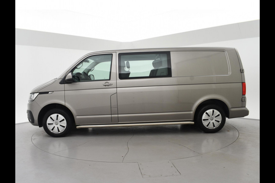 Volkswagen Transporter T6.1 2.0 TDI 150 PK L2H1 DUBBEL CABINE + CARPLAY | TREKHAAK 2500 KG | MOJAVE BEIGE