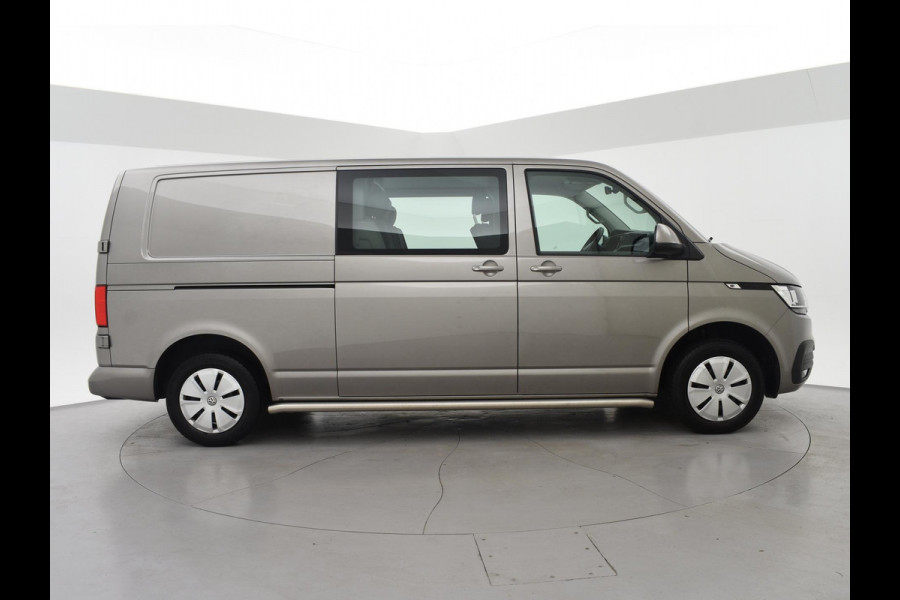 Volkswagen Transporter T6.1 2.0 TDI 150 PK L2H1 DUBBEL CABINE + CARPLAY | TREKHAAK 2500 KG | MOJAVE BEIGE