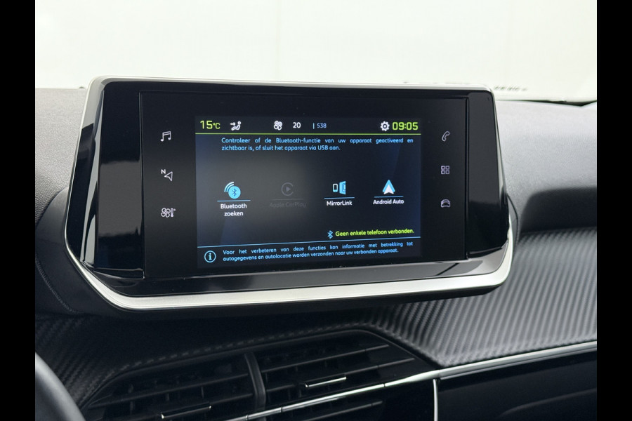 Peugeot e-2008 EV Allure Pack 50kWh SOH 89% Navi* Ecc 360°Camera Apple Carplay Android Auto Cruise Control Lmv 17" Led Keyless Privacy Glas Rijstrooksensor 1e Eigenaar Origineel Nederlandse Auto