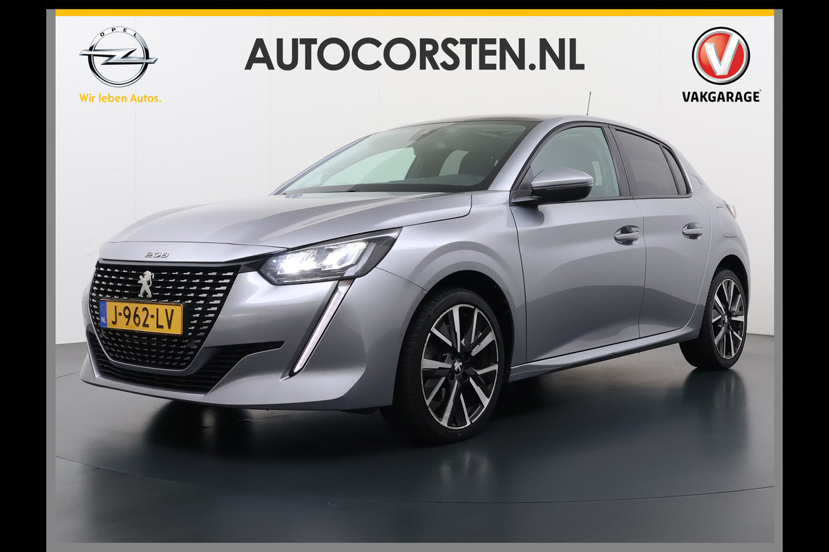 Peugeot 208 1.2I 101PK 5Drs Panoramadak Navi Ecc Apple Carplay Android Auto Cruise Control Pdc Allure Bluetooth Isofix Lmv 17" Led Privacy Glas Keyless Rijstrooksensor 1e Eigenaar Origineel Nederlandse Auto Nieuwprijs  €24.923,-