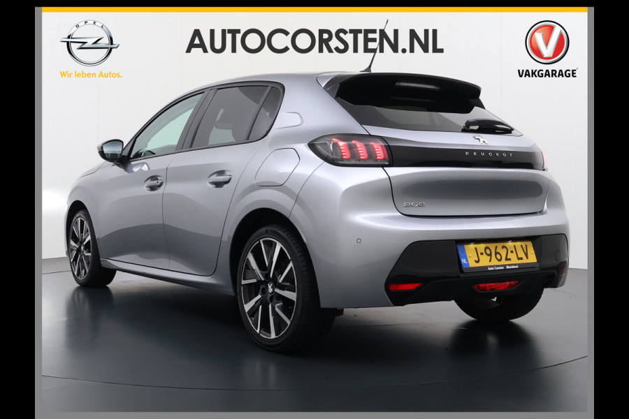 Peugeot 208 1.2I 101PK 5Drs Panoramadak Navi Ecc Apple Carplay Android Auto Cruise Control Pdc Allure Bluetooth Isofix Lmv 17" Led Privacy Glas Keyless Rijstrooksensor 1e Eigenaar Origineel Nederlandse Auto Nieuwprijs  €24.923,-