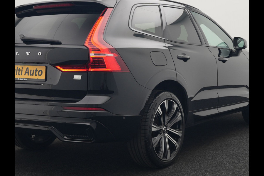 Volvo XC60 T6 AWD Ultimate Dark Long Range Plug In Hybrid 350pk Dealer O.H. PHEV | Panodak | Adaptive Cruise | Head Up | 360 Camera | Lederen Sportstoelen Memory & Verwarmd | 21"L.M | Google Assistent | Stuur Verwarmd | DAB |