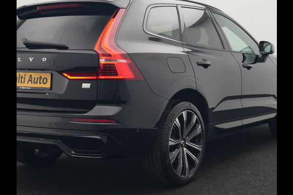 Volvo XC60 T6 AWD Ultimate Dark Long Range Plug In Hybrid 350pk Dealer O.H. PHEV | Panodak | Adaptive Cruise | Head Up | 360 Camera | Lederen Sportstoelen Memory & Verwarmd | 21"L.M | Google Assistent | Stuur Verwarmd | DAB |