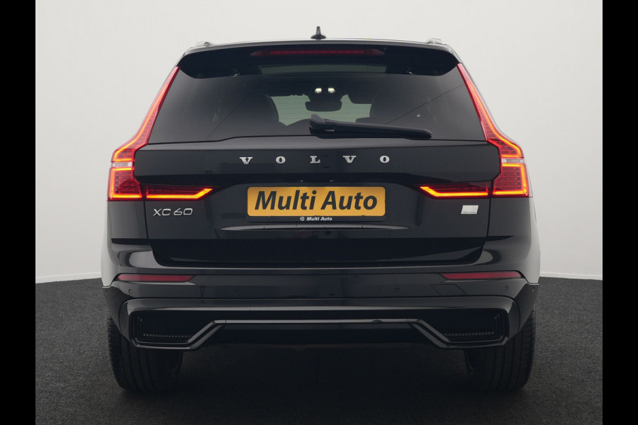Volvo XC60 T6 AWD Ultimate Dark Long Range Plug In Hybrid 350pk Dealer O.H. PHEV | Panodak | Adaptive Cruise | Head Up | 360 Camera | Lederen Sportstoelen Memory & Verwarmd | 21"L.M | Google Assistent | Stuur Verwarmd | DAB |