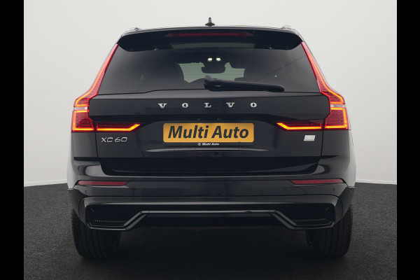 Volvo XC60 T6 AWD Ultimate Dark Long Range Plug In Hybrid 350pk Dealer O.H. PHEV | Panodak | Adaptive Cruise | Head Up | 360 Camera | Lederen Sportstoelen Memory & Verwarmd | 21"L.M | Google Assistent | Stuur Verwarmd | DAB |