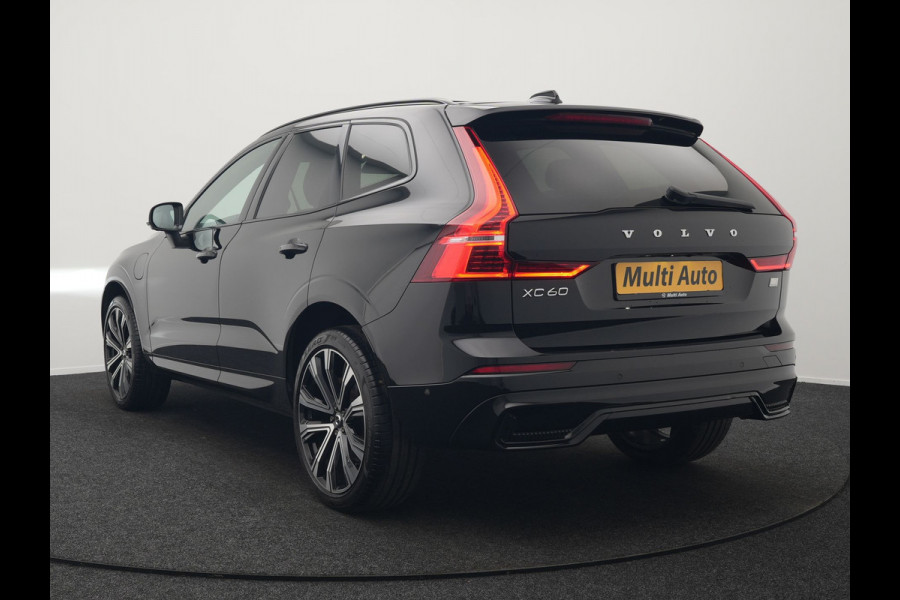 Volvo XC60 T6 AWD Ultimate Dark Long Range Plug In Hybrid 350pk Dealer O.H. PHEV | Panodak | Adaptive Cruise | Head Up | 360 Camera | Lederen Sportstoelen Memory & Verwarmd | 21"L.M | Google Assistent | Stuur Verwarmd | DAB |