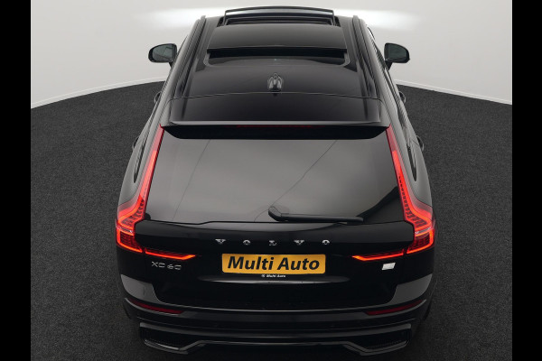 Volvo XC60 T6 AWD Ultimate Dark Long Range Plug In Hybrid 350pk Dealer O.H. PHEV | Panodak | Adaptive Cruise | Head Up | 360 Camera | Lederen Sportstoelen Memory & Verwarmd | 21"L.M | Google Assistent | Stuur Verwarmd | DAB |