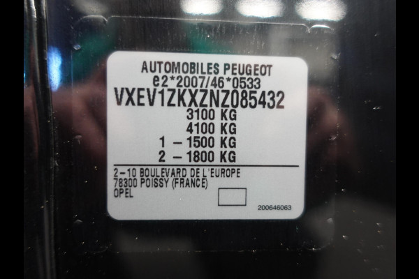 Opel Vivaro-e L3 75kWh 6-Persoons Dubbele Cabine Automaat Airco Navi 2 x Schuifdeur