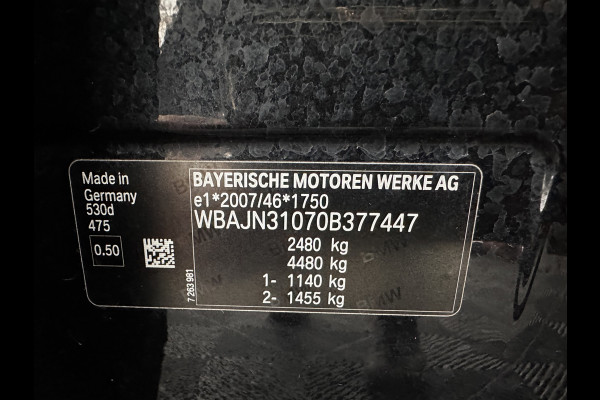 BMW 5 Serie Touring 530d Sportline High Executive Aut. *PANO | LUXURY-LEATHER | FULL-LED | MEMORY-PACK | TOP-VIEW | HEATED-COMFORTSEATS | NAVI-FULLMAP | PRIVACY-GLASS | AMBIENT-LIGHT | ECC | CARPLAY | PDC | TOWBAR | SHIFT-PADDLES | 20"ALU*