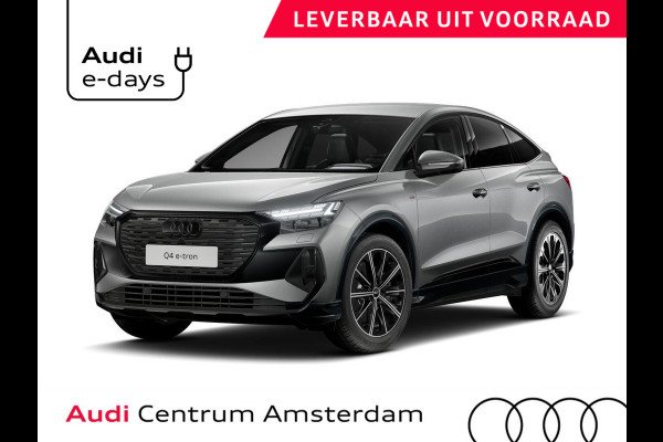 Audi Q4 Sportback e-tron 45 S edition Competition 82 kWh 286 pk | Assistentiepakket plus | Trekhaak | Ambient lichtpakket | Optiekpakket zwart plus |