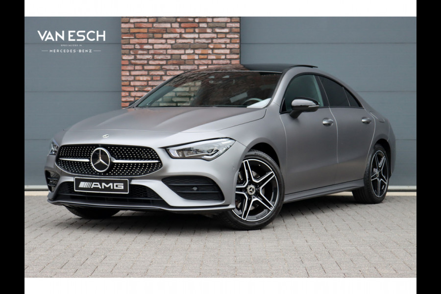 Mercedes-Benz CLA-Klasse 250 e AMG Line | Distronic+ | Panoramadak | Memory | Burmester | HUD | Surround Camera | Keyless Go | Nightpakket | Augmented Reality |