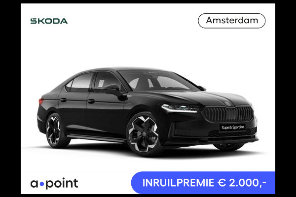 Škoda Superb Sportline Business PHEV 1.5 TSI 204 pk 6 versn. DSG | Travel Assist Plus Sportline | Trekhaak wegklapbaar | Winterpakket | Lichtmetalen velgen 19 inch Torcular