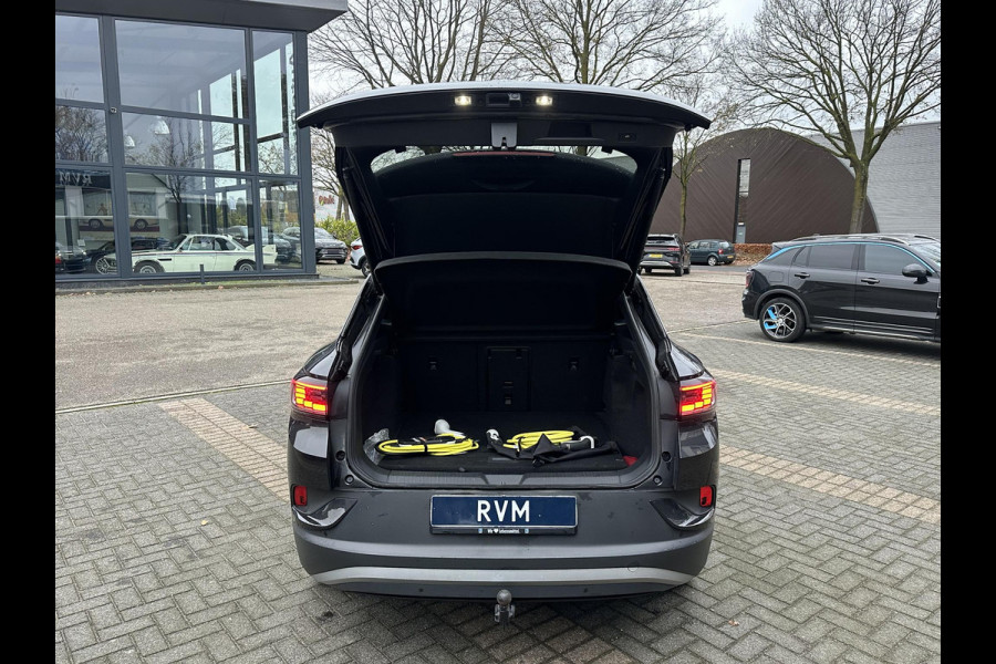 Volkswagen ID.4 MAX Pro 77 kWh COMPLETE AUTO|WARMTEPOMP| SPORTSTOELEN| ELEK. STOELEN MET MEMORY + MASSAGE| ELEK. TREKHAAK| ELEK. ACHTERKLEP| 360 CAMERA VOORRUITVERWARMING| PANO|