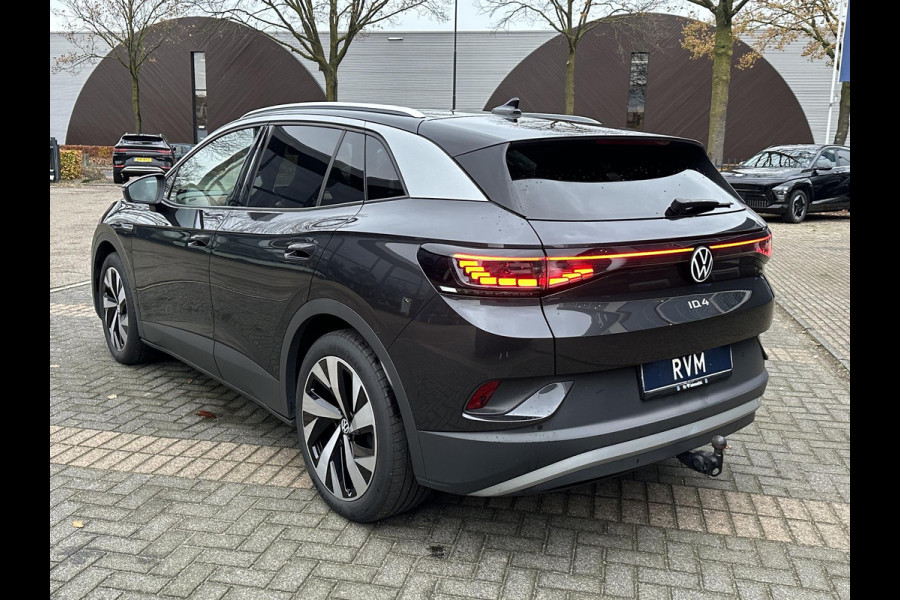 Volkswagen ID.4 MAX Pro 77 kWh COMPLETE AUTO|WARMTEPOMP| SPORTSTOELEN| ELEK. STOELEN MET MEMORY + MASSAGE| ELEK. TREKHAAK| ELEK. ACHTERKLEP| 360 CAMERA VOORRUITVERWARMING| PANO|