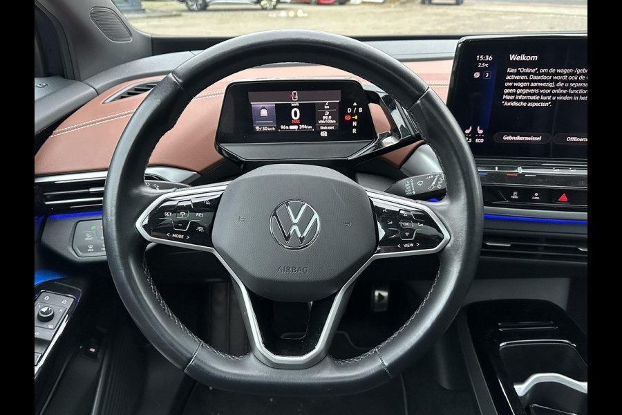 Volkswagen ID.4 MAX Pro 77 kWh COMPLETE AUTO|WARMTEPOMP| SPORTSTOELEN| ELEK. STOELEN MET MEMORY + MASSAGE| ELEK. TREKHAAK| ELEK. ACHTERKLEP| 360 CAMERA VOORRUITVERWARMING| PANO|