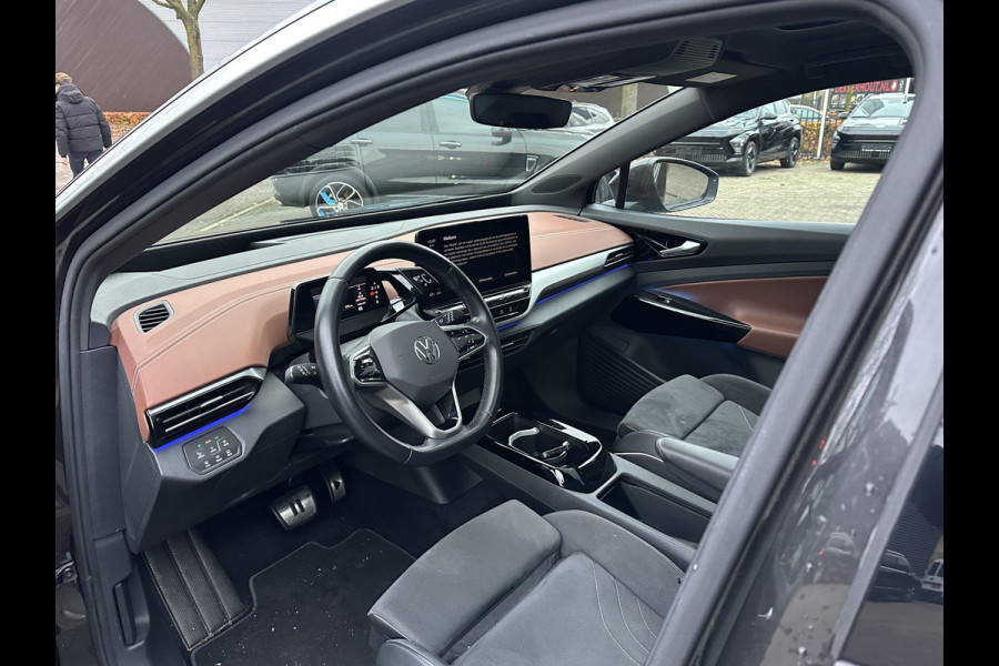 Volkswagen ID.4 MAX Pro 77 kWh COMPLETE AUTO|WARMTEPOMP| SPORTSTOELEN| ELEK. STOELEN MET MEMORY + MASSAGE| ELEK. TREKHAAK| ELEK. ACHTERKLEP| 360 CAMERA VOORRUITVERWARMING| PANO|