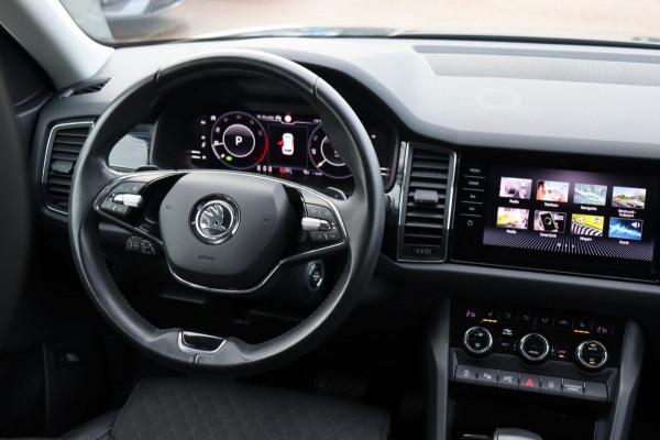 Škoda Kodiaq 1.5 TSI Bus.Ed. Plus org.NL digitaal-dashb, stuurhulp camera's trekhaak el.klep stuur+stoelverw.