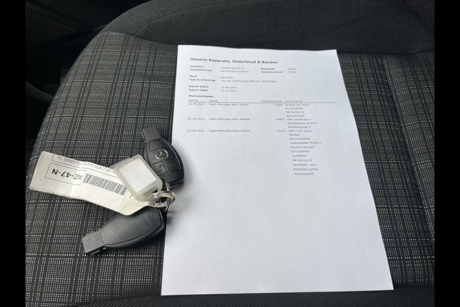 Mercedes-Benz Vito 114 CDI 136pk E6 Lang BPM Vrij! Lease €380 p/m, Airco, Carplay, Trekhaak, PDC V+A, Onderhoudshistorie aanwezig