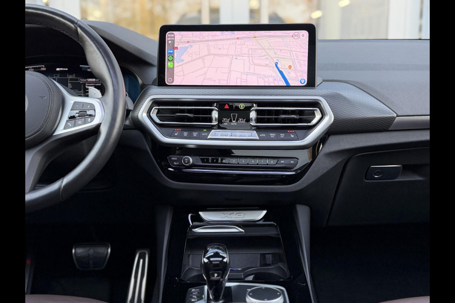 BMW X3 xDrive30e High Ex. M-Sport |Pano|Leer|Memory|360Cam|HUD|HIFI|Trekhaak|Tansanit