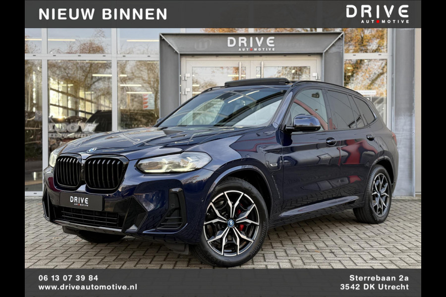 BMW X3 xDrive30e High Ex. M-Sport |Pano|Leer|Memory|360Cam|HUD|HIFI|Trekhaak|Tansanit