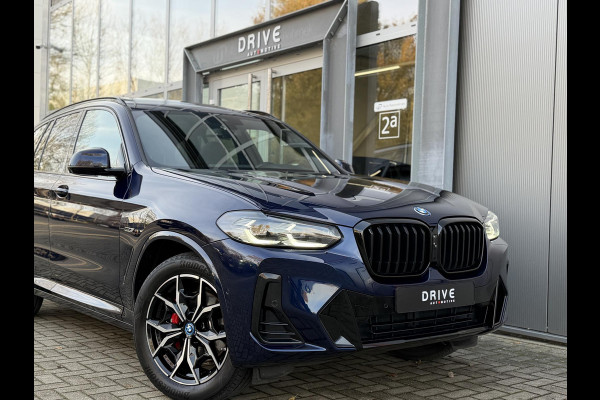 BMW X3 xDrive30e High Ex. M-Sport |Pano|Leer|Memory|360Cam|HUD|HIFI|Trekhaak|Tansanit
