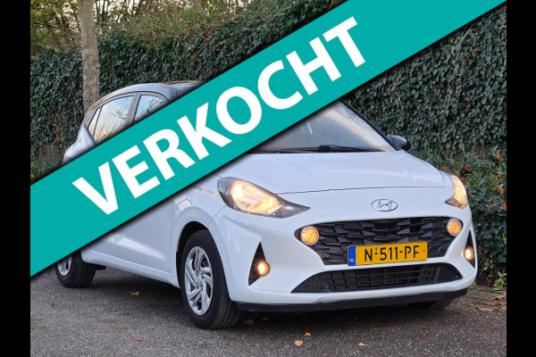 Hyundai i10 Android CarPlay Navi Zwart dak Stuurverwarming NAP 1e Eig Line Assist Airco Cruise Control NEW APK 1.0 Comfort 5-zits