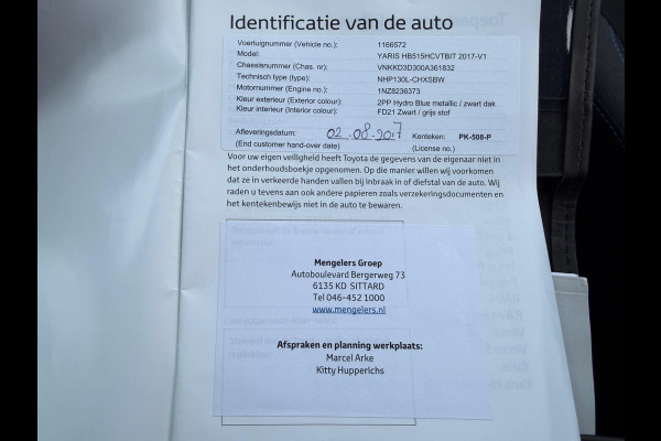 Toyota Yaris 1.5 Hybrid Bi-Tone 1e eigenaar, NAP, KeyLess, Camera