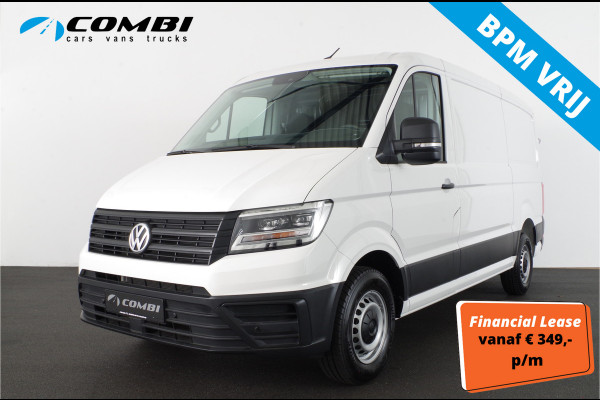 Volkswagen Crafter 35t 2.0 TDI L3H2 > BPM vrij!\Camera/cruise control/Apple Carplay/Android Auto/parkeersensor voor en achter Lease ook mogelijk!
