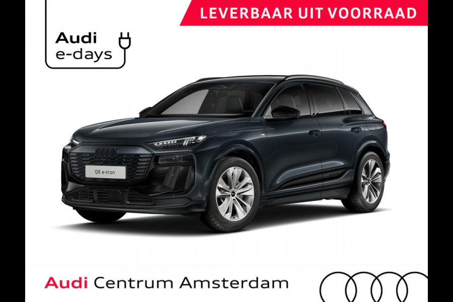Audi Q6 e-tron S edition 83Kwh 252 pk SUV | Tech pakket plus | Glazen panoramadak | Lederen bekleding | Privacy glas |
