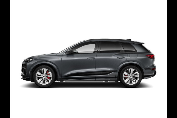 Audi Q6 e-tron S edition 83Kwh 252 pk SUV | Tech pakket plus | Glazen panoramadak | Lederen bekleding | Rode remzadels |