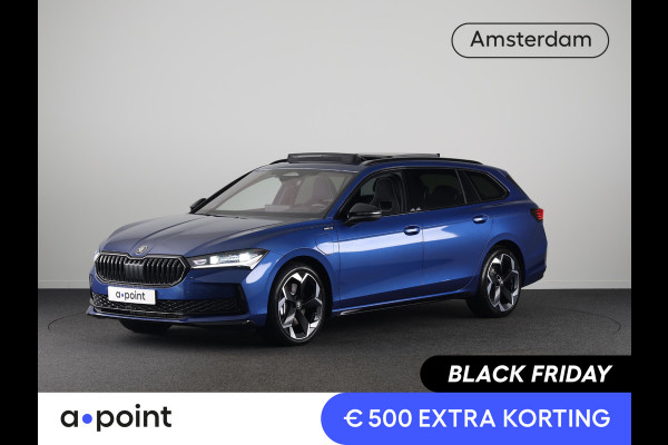 Škoda Superb Combi 1.5 TSI PHEV 204pk Sportline Business | 19 inch | Panoramadak | Canton | Trekhaak | Winterpakket | Adaptive Cruise | Blind Spot