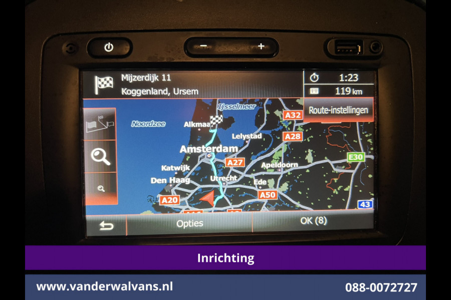 Opel Vivaro 1.6 CDTI 126pk L2H1 Inrichting Euro6 Airco | Omvormer | Imperiaal | Trekhaak | Camera | Navigatie Cruisecontrol, LED, Parkeersensoren