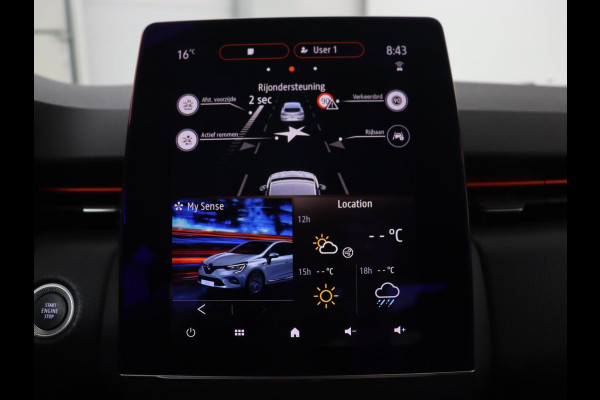 Renault Clio 1.0 TCe Intens | Carplay | Navigatie | Camera | Keyless | Full LED | Climate control | Half leder | Cruise control | Parkeerhulp