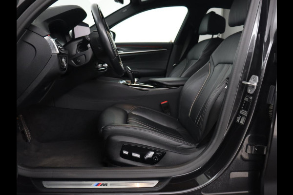 BMW 5 Serie 520i M Sport | Leder | Stoelverwarming | Carplay | 19'' | Sportstoelen | Live Cockpit | Navigatie | Parkeerhulp | Adaptief LED | Memory | Keyless start