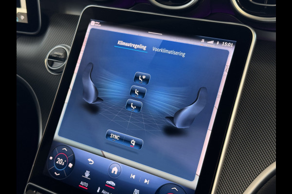 Mercedes-Benz C-Klasse 300e 313PK PHEV 12/2024 AVANTGARDE TREKHAAK HALF LEER CAMERA ELEK/STOEL/VERWARMD 12/2024 PHEV PLUG IN HYBRIDE phev