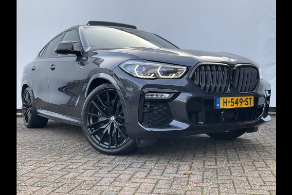 BMW X6 xDrive40i M-Sport Skylounge 360° Laser AirSusp. Pano HK Trekhaak Carbon BOMVOL!