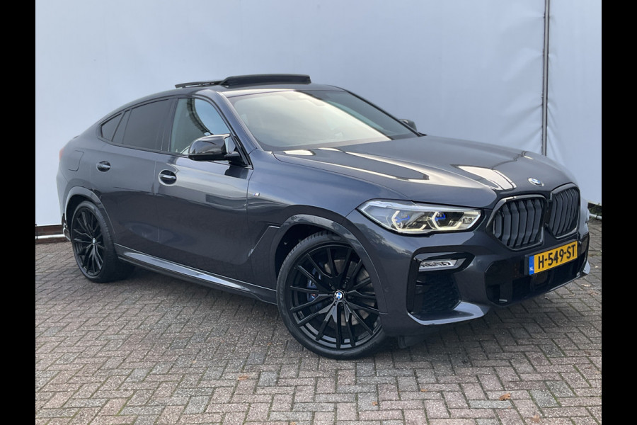 BMW X6 xDrive40i M-Sport Skylounge 360° Laser AirSusp. Pano HK Trekhaak Carbon BOMVOL!